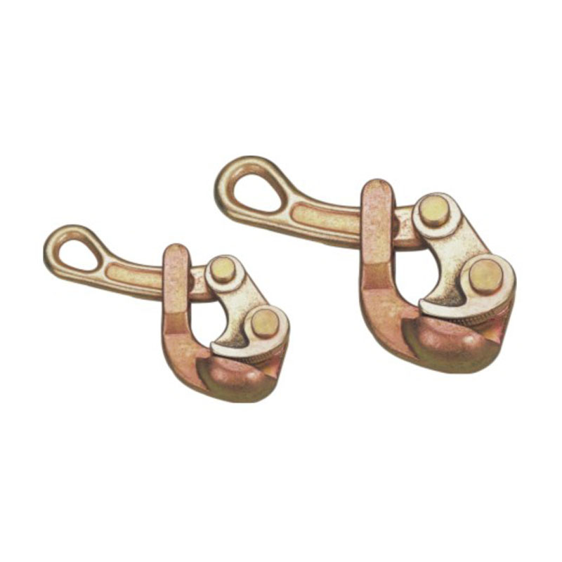 Single peach ground wire clamp